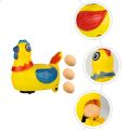 Funny Interactive Electric Hen Toys Musical Colorful Lights Laying Egg Toys Kid Educational Toys Birthday Gift. 