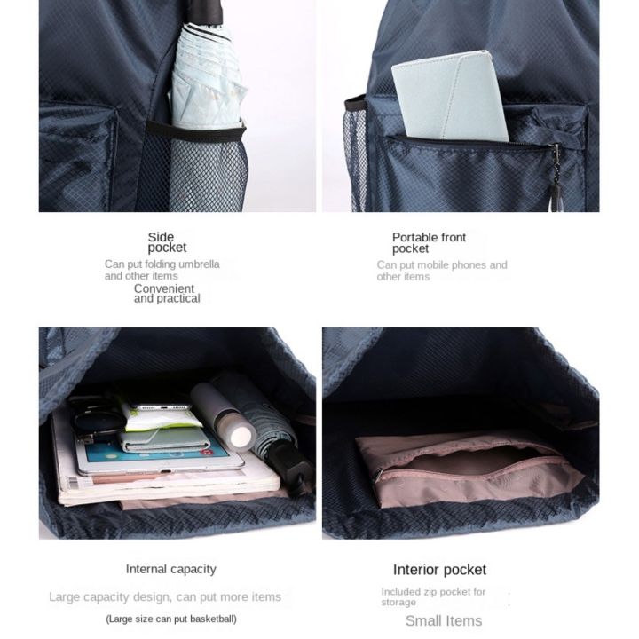 High%20Quality%20Nylon%20Drawstring%20Backpack%205%20Colors%20Drawstring%20School%20Student%20Backpack%20Large%20Capacity%20Washable%20Travel%20Bag%20Unisex%20-%20Image%203