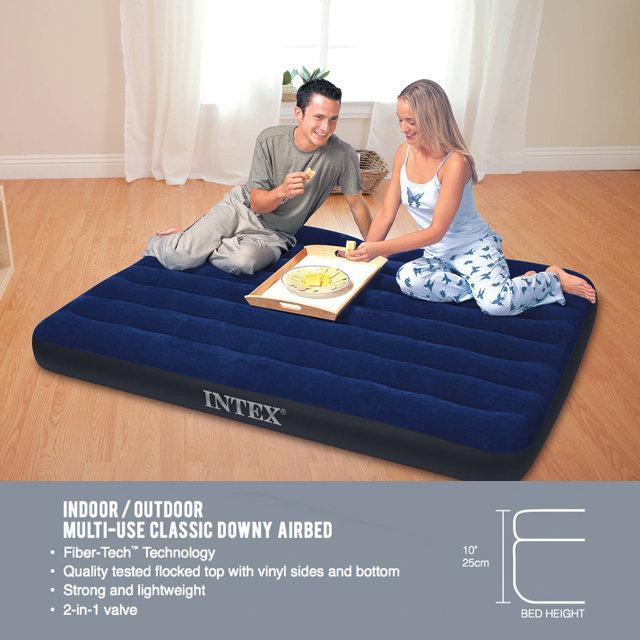 Intex DURA BEAM Classic Downy Airbed With Free Intex Air Pump Daraz .np