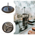 NAMUNY 2X French Press Replacement Filter Screen Reusable Stainless Steel Mesh Filter for French Press Coffee Makers. 