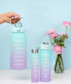 NepLiving 3pcs/Set Sports Large Capacity Water Bottle For Hiking Camping Cup ( 2000ml-900ml-280ml). 