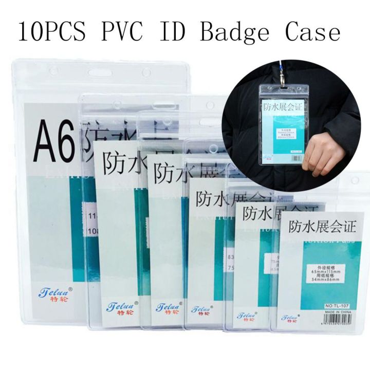 PVC Card Protection Blocking Sleeve Nurse Doctor Exhibition Name Card ID Card Holder Card Case Badge ID Badge Case