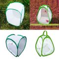 Durable Green Collapsible Insect Cage Zipper Opening Transparent Mesh Plant Insect Screen Feeding Box Insect Habitat Breeding Observing Cages Indoor Outdoor. 