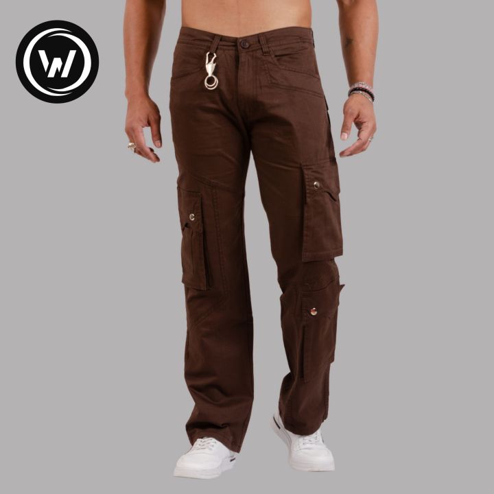 Wraon%20Brown%20Stretchable%20Premium%20Cotton%20Chichi%20Cargo%20Box%20Pant%20For%20Men%20-%20Fashion%20%7C%20Cargo%20Pants%20For%20Men%20%7C%20Men's%20Wear%20%7C%20-%20Image%203