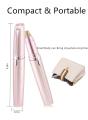 Eyebrow Trimmer For Women  Eye Browser Trimmer  Trimmer For Face, Lips, Nose Hair Removal. Electric Pencil Shape Epilator With Light, Easy To Carry Machine For Women. 