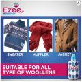 Ezee Liquid Detergent For Both Top load and Front load Washing - 1000g Bottle, For Winter Wear Added Conditioner No Soda Formula Woolmark Certified. 