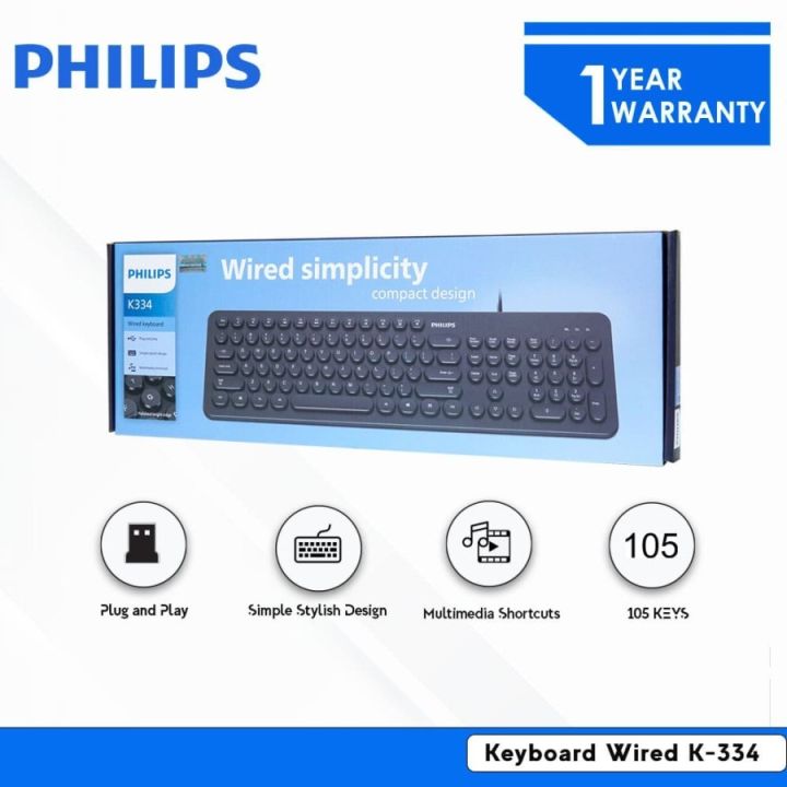 Philips Wired keyboard k334