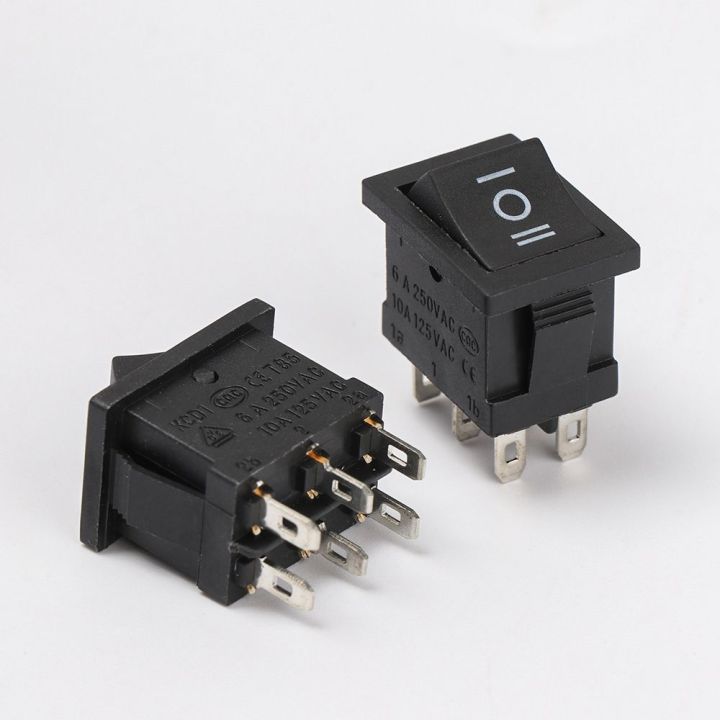 5Pcs%202/3/6Pin%20Snap-in%20SPST%20Push%20Button%20Switches%2015x21mm%20Rocker%20Switch%20KCD1%20Power%20Buttons%20-%20Image%205