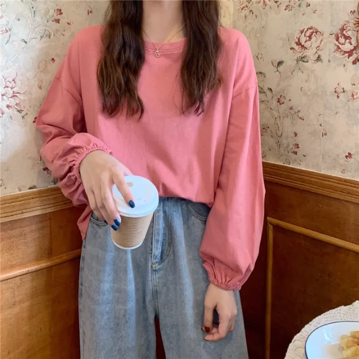 Full%20Sleeve%20Korean%20Design%20T-Shirt%20For%20Women%20-%20Image%204