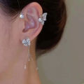 1 Pcs New Snowflake Butterfly Earrings No Pierced Ear Clip Earring All-match Fashion Accessories MNP. 
