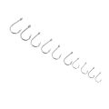 fasdaga 1000Pcs/Set Mixed Size #3~12 High Carbon Steel Carp Fishing Hooks Pack With Hole With Retail Box Jigging Bait. 