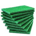 Home Kitchen Bowl Dish Wash Clean Scrub Sponge Cleaning Pads (Green) -12 Pieces. 