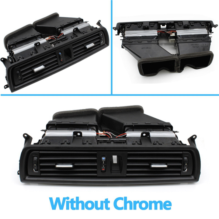 FORIDE%202X%20Plated%20Black%20Dashboard%20Central%20Air%20Conditioner%20Vent%20Grille%20Complete%20Assembly%20for%205%20Series%20F10%20F11%20F18%2064229209136%20-%20Image%207