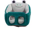 Baby Sitting Chair, Comfortable Infant Soft Plush Floor Support Seat Baby Learning to Sit Soft Animal Shaped Baby Sofa with Rod for Newborn 3-16 Months. 