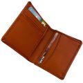 Brown Pu Leather Small-Sized Wallet For Men | Men's Purse With Card Slot And Money Slot | Men's Wallet |. 