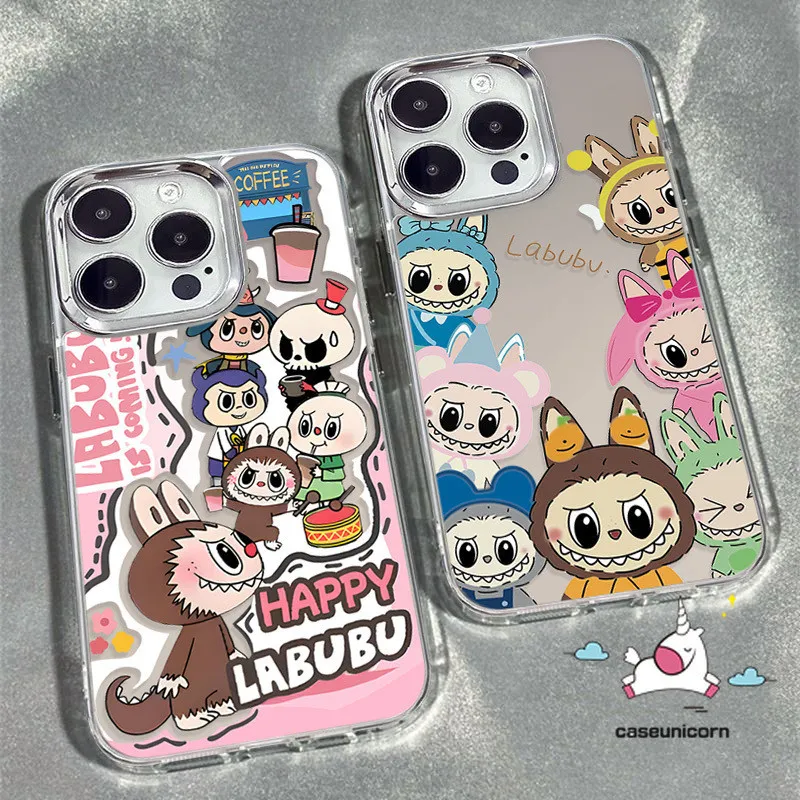 Trend Brand Cute Pop Mart Labubu Case Compatible for IPhone