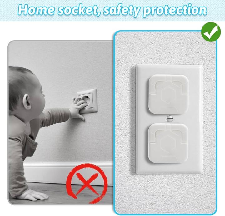 20pcs%20Baby%20Proof%20Plug%20Covers%20%7C%20Kids%20Safety%20Electrical%20Outlet%20Protectors%20%7C%20Childproof%20Socket%20Covers%20for%202%20&%203%20Pin%20Sockets%20-%20Image%202