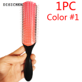 DISICHEN 2025 New 4 Color 9-Rows Denman Brush Women Detangling Styling Hairbrush Scalp Massager Salon Hairdressing Straight Curly Wet 4c Hair Comb. 