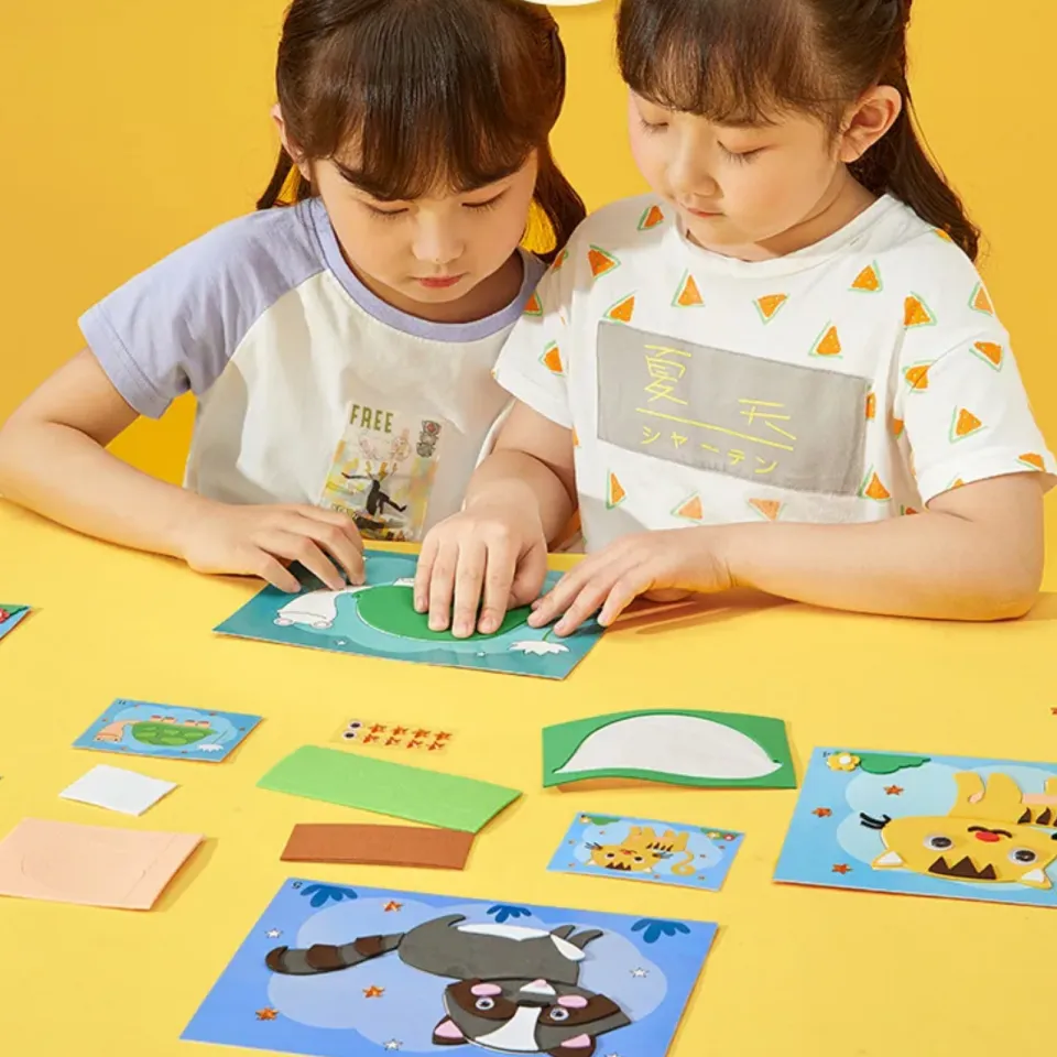 Nechibaby-3D EVA Foam Sticker Puzzle Game 12pcs Per Set Foam Sticker Set DIY  Cartoon Stickers Toys For Kids 3+ Years Education For Children |  Daraz.com.np