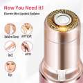 Mini Eye Brow Epilator Electric Eyebrow Trimmer Facial Lipstick Shape Hair Removal Portable Women Painless Razor Shaver Tool. 