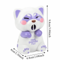 Cute Design 3 Speed Adjustable Monkey Hanging Cup Fan Quiet Operation Cartoon Style Portable Desktop Fan Pet Style Clip On Design Rechargeable Fan Desktop Use. 