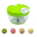 Multi-Functional Speedy Food Chopper With 3 Blades - Easy To Use Hand Held Food Chopper For Kitchen Multi Color. 