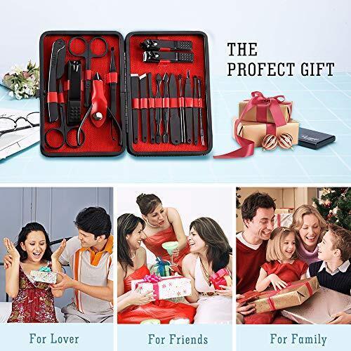 Manicure%20Set%20Professional%20Pedicure%20Kit%20Nail%20Clippers%20Set%20for%20Facial%20Fingernails%20and%20Toenails%2018%20PCS%20-%20Image%204