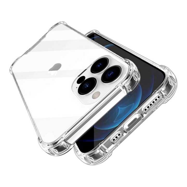 Apple IPhone 12Pro Shockproof  Camera Protection Transparent TPU Cover DurgaMobileHouse