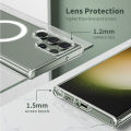 Transparent Magsafe Case for Samsung Galaxy S23 Ultra By Lavish Deals  Protective Cover. 