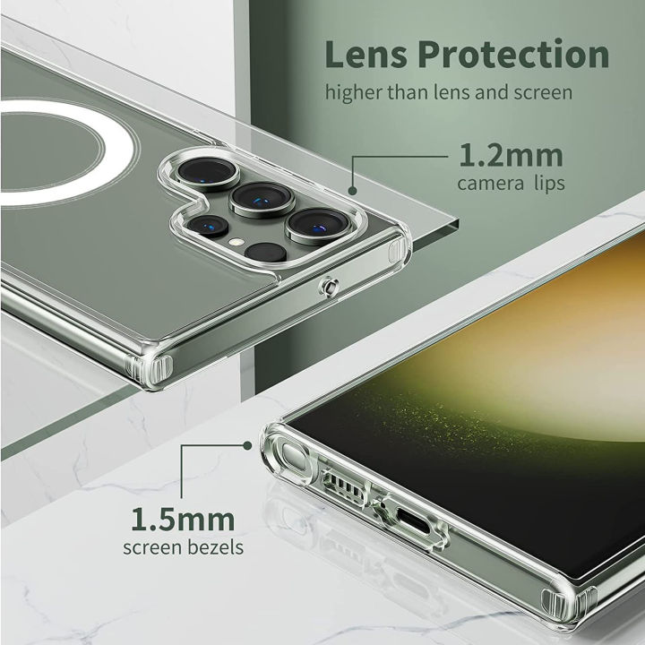 Transparent%20Magsafe%20Case%20for%20Samsung%20Galaxy%20S23%20Ultra%20By%20Lavish%20Deals%20%20Protective%20Cover%20-%20Image%203