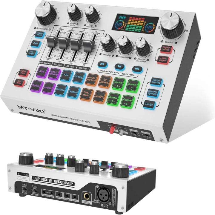 Professional Digital Mixer X7, USB Sound Interface Live Audio Mixer ...
