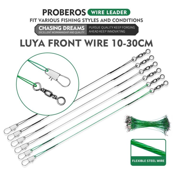 10pcs%20Stable%20Fish%20Hook%20Fishing%20Lead%20Line%20Rolling%20Swivels%20Anti-bite%20Thread%20Safety%20Snap%20High%20Carbon%20Stainless%20Steel%20String%20Fishing%20Steel%20Rope%20Wire%20-%20Image%206