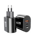 65W PD USB C Charger Quick Charge 3.0 Type C Fast Charging Adapter For iPhone 14 Pro Xiaomi Samgsung Portable Wall Phone Charger. 