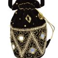 Women Bags Top Handle Party Velvet Potli Bags. 