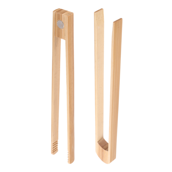 ARELENE%206%20Pieces%20Magnetic%20Bamboo%20Toaster%20Tongs%208.7%20Inch%20Wooden%20Kitchen%20Toast%20Tongs%20for%20Cooking,%20Natural%20Bamboo%20Kitchen%20Utensils%20-%20Image%203