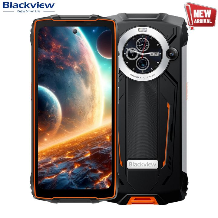 Blackview BV8200 Rugged phone (12GB 256GB) | 6.5" 2.4K 120Hz Display | 8800mAh | Helio G100 | NFC | Flashlight | Android 14 CellPhone