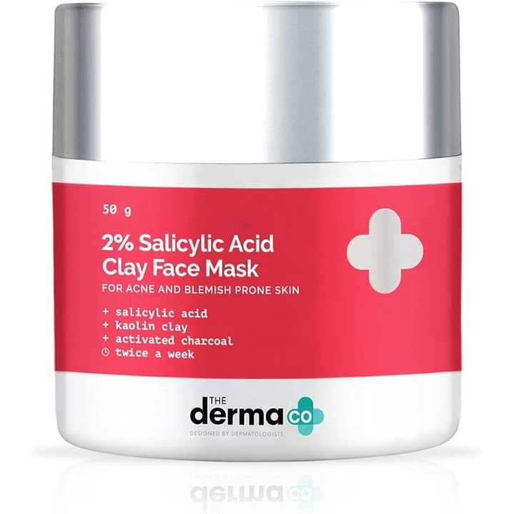 The Derma Co 2% Salicylic Acid Clay Face Mask,50g