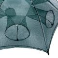 Foldable Bait Trapping Net for /Fish, Shrimp and Lobster 6-Hole Foldable Fishing Cage Net. 