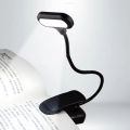 Bedside Lamp Adjustable LED Book Light Flexible Eye Protection Clip-On Lamp Mini 360 Degree Rotation Reading Table Lamp Study. 