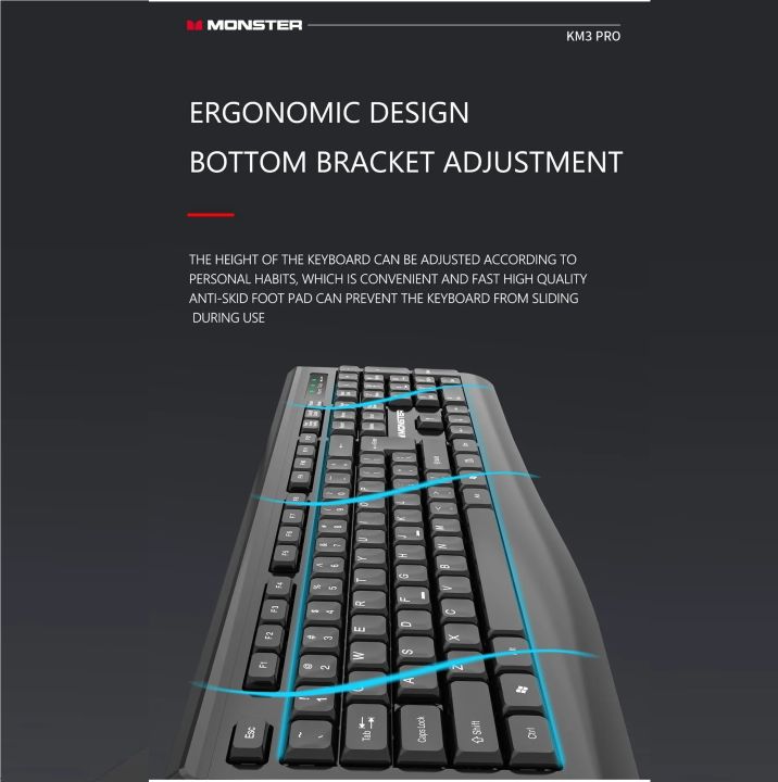 Monster%20Airmars%20KM3%20Pro%20Wireless%20Keyboard%20And%20Mouse%20Combo%20With%20Palm%20Rest%20-%20Image%203