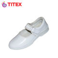 Titex Champs White School Shoes For Girls. 