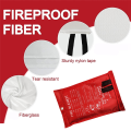 2PCS Emergency Fire Blanket, Fire Blanket, Fire Suppression Blanket for Kitchen, Grill, Fireplace (39.4Inch X 39.4Inch) Easy to Use. 