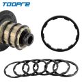 New TOOPRE Bicycle Hub Washer 1/1.5/1.85/2/2.18/2.35mm Aluminum Alloy MTB Bottom Bracket Spacers Road Bike Bike Flywheel Hub Spacers. 