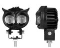 Owl Shape LED Fog Light for Car Vehicle ABS+PC Material 6W Power 12V Voltage Black. 