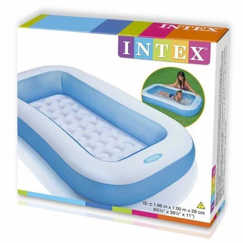 Intex Rectangular Pool Toddler Kids 1.66m x 1.00m x 28cm