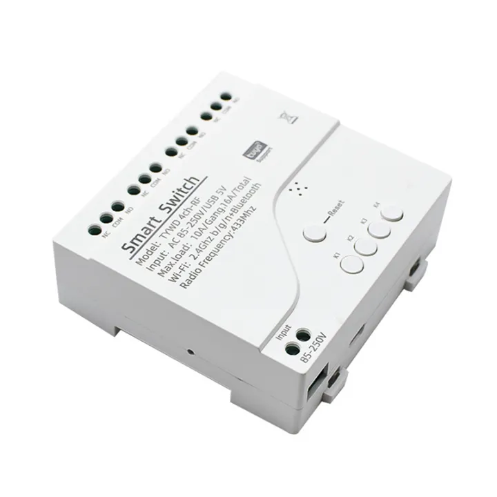 OUMERY%202X%20Tuya%20Smart%20Wifi%20Motor%20Switch%20Module%20RF%20433%20Radio%20Remote%20Control%204CH%20Inching%20Relay%20for%20Alexa%20,%204CH%20AC85-250V%20-%20Image%205