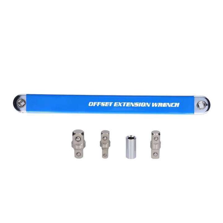 Extension Set High Carbon Steel Offset Spanner with Adapters Socket ...