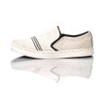 White Wool Lining Slip On Shoes. 