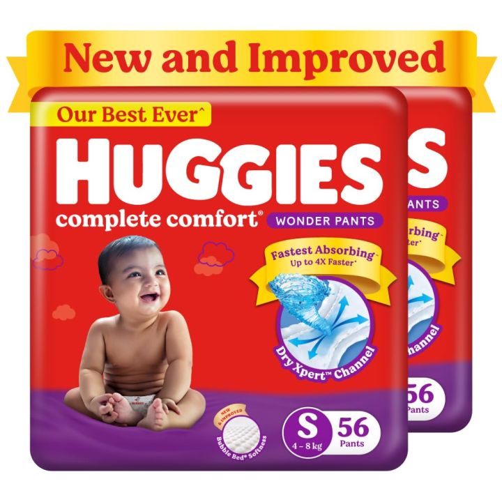 Huggies%20Wonder%20Pants%20(S)%20112%20pcs%20Size%20(4-8%20Kgs)%20Baby%20Diaper%20Pants%7C%20Complete%20Comfort%20India's%20Fastest%20Absorbing%20Diaper%20with%20upto%204x%20faster%20absorption%20-%20Image%202