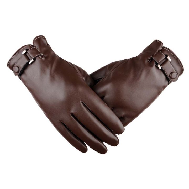 1pair%20Equestrian%20Soft%20PU%20Anti-cold%20Gloves%20Touch%20Screen%20Solid%20Color%20Men%20Finger%20Mittens%20Adjustable%20Warmer%20Windproof%20Mittens%20Winter%20-%20Image%209